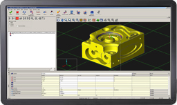 MODUS yazılımı ekran görüntüsünde CAD modeli