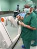 Dr Oliver, Centro Médico Teknon, using the neuromate® robot