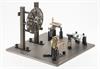 CMM fixture setup with a range of standard clamping and magnetic components