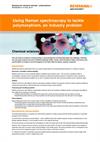 Application note:  Using Raman spectroscopy to tackle polymorphism, an industry problem