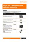 Application note:  XM-60 and XM-600 multi-axis calibrator spares list