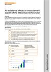 Application note:  Air turbulence effects on measurement stability of the differential interferometer