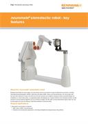 Flyer:  neuromate stereotactic robot - key features (worldwide, excl. USA)