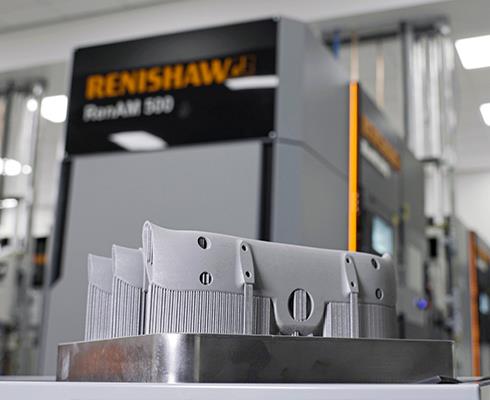 Parts printed on the RenAM 500